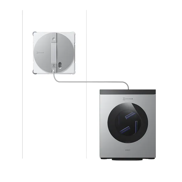 Ecovacs Winbot W3 Omni Fensterputzroboter mit Reinigungsstation